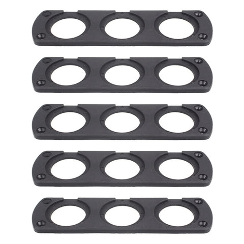 Pannello accendisigari voltmetro di ricarica USB modificato a 3 fori per auto da 5 pezzi, 3-Hole