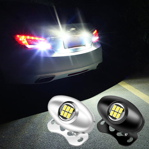 Luce di retromarcia super luminosa a LED regolabile per auto, Feu de recul (noir), Feu de recul (argent)