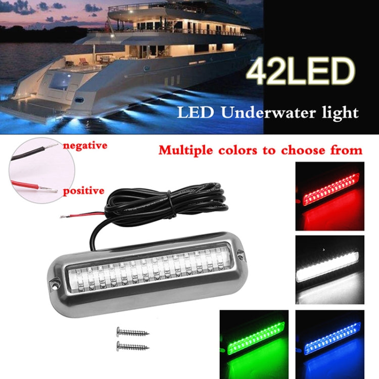 42 LED Waterproof Stainless Steel Underwater Light for Boats