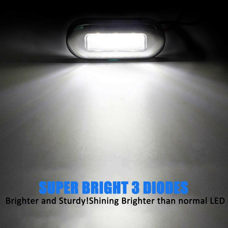 12V Waterproof Stainless Steel Underwater Light for Boats