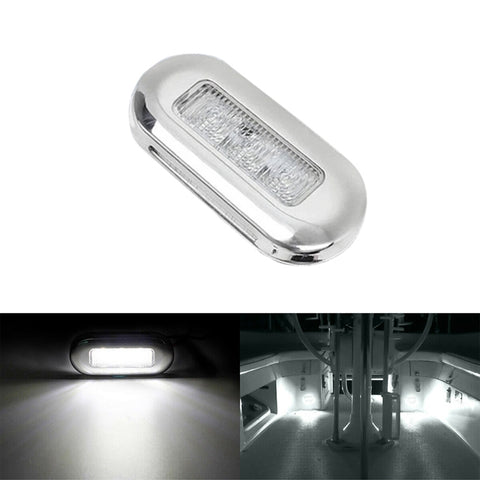 5 pezzi MK-056 Luce subacquea impermeabile in acciaio inossidabile da 3 pollici 12V per nave/yacht, 12V White Light, 12V Blue Light - Novalix Store