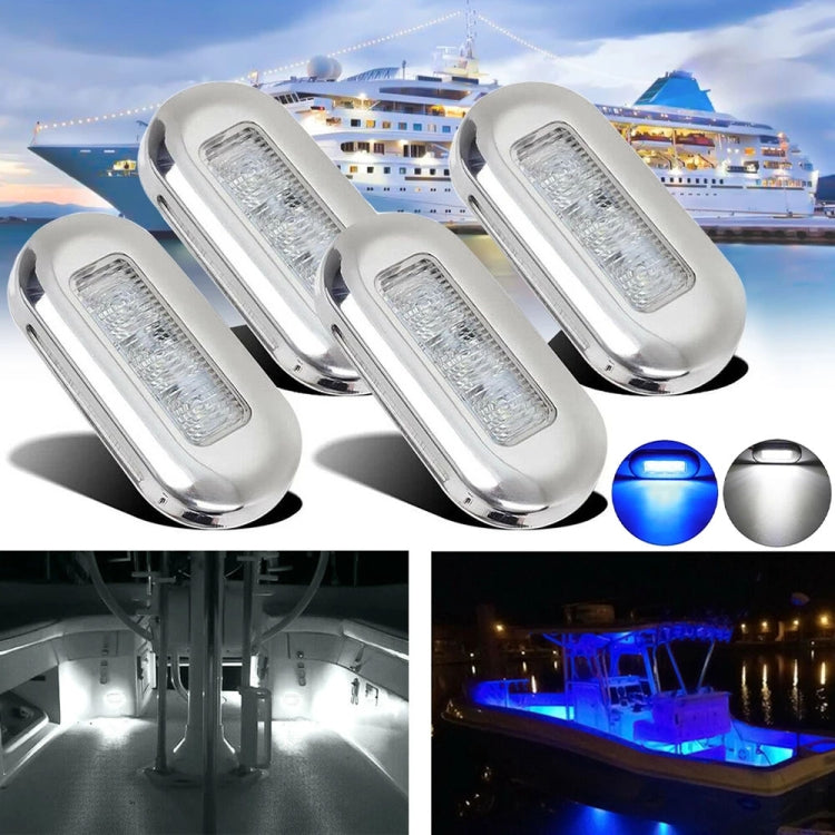 12V Waterproof Stainless Steel Underwater Light for Boats