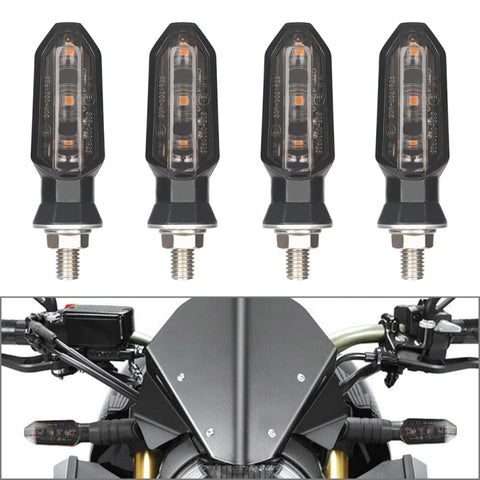 4 pezzi MK-200 3LED evidenziano gli indicatori di direzione per motociclette - Novalix Store