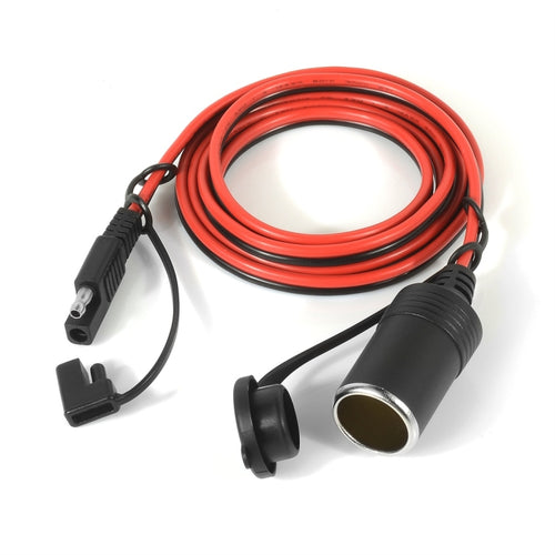 12V Car Charger Extension Cord with Quick Disconnect Socket