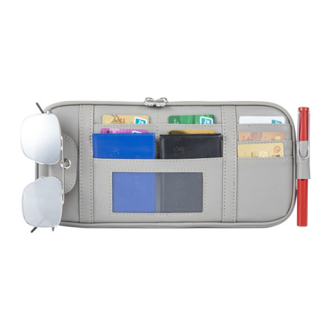 Clip de porte pour carte de visière parasol multifonction pour voiture universelle Clip de porte pour banco, Universal Black, Universal Grey, Universal Beige, Universal Brown