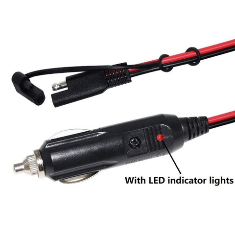 Cavité d'alimentation pour automobile SAE de 12 V, pression accendisigari, cavité de collage pour batterie solaire centrale, longueur: 1,5 m, 1,5 m