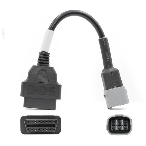 Cavo connettore OBD 16PIN femmina a 6PIN per moto per Suzuki, For Suzuki