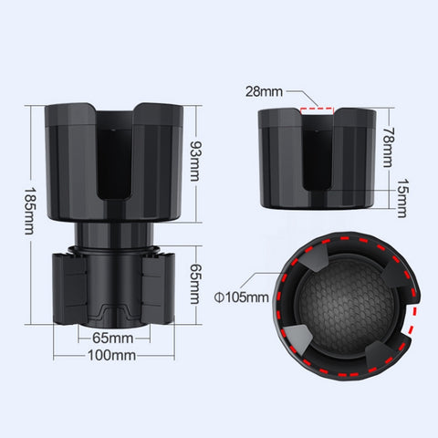 Portabicchieri grande per conversione bocca tazza auto, Water Cup Holder
