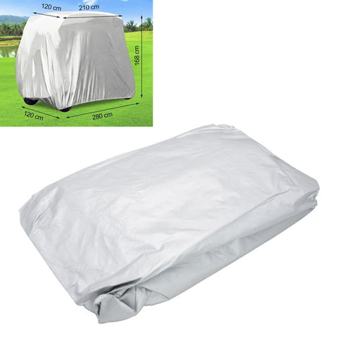 Protection solaire pour carrello da golf, isolation thermique antipioggia, couverture antipolvere universelle pour toutes les étapes, Argent