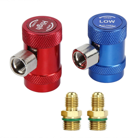 Auto AC R1234YF aria condizionata fluoro 90 gradi giunti rapidi, R1234YF