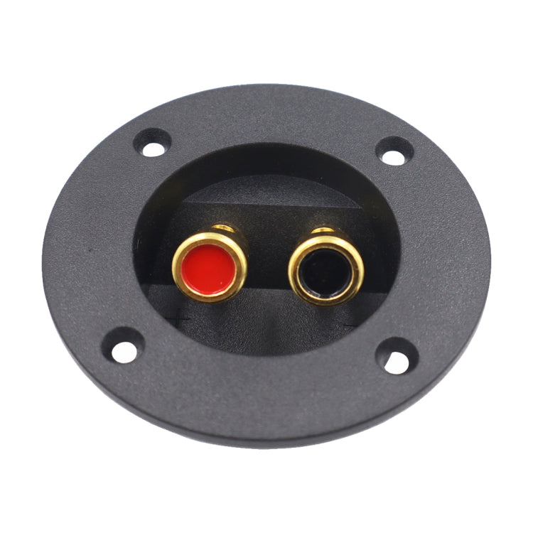 2-in-1 Car Speaker Box Jacks with Gold Plate Design
