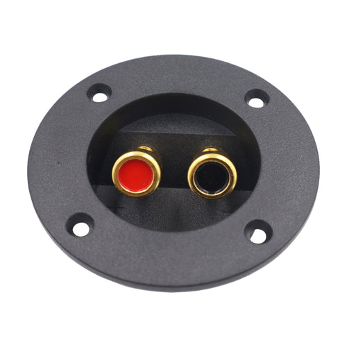 2-in-1 Car Speaker Box Jacks with Gold Plate Design