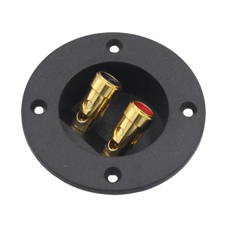 2-in-1 Car Speaker Box Jacks with Gold Plate Design