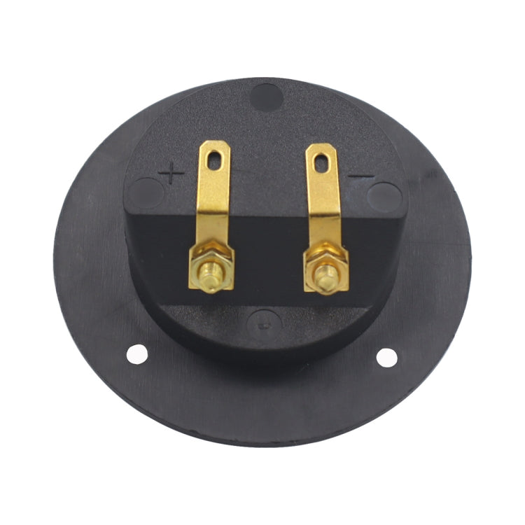 2-in-1 Car Speaker Box Jacks with Gold Plate Design