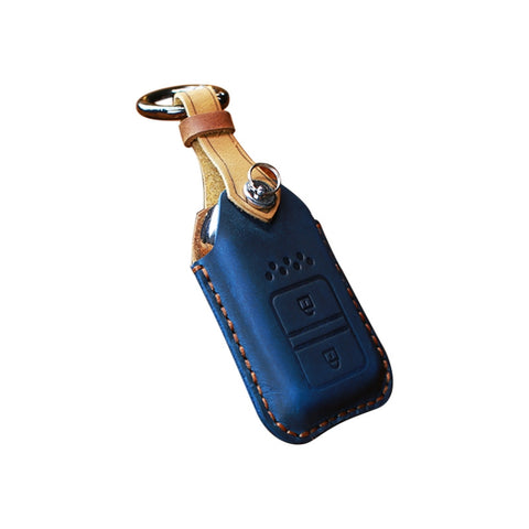 Protection de clé en peau de vache pour voiture Honda, version a due chiavi, pour Honda, Version à deux clés