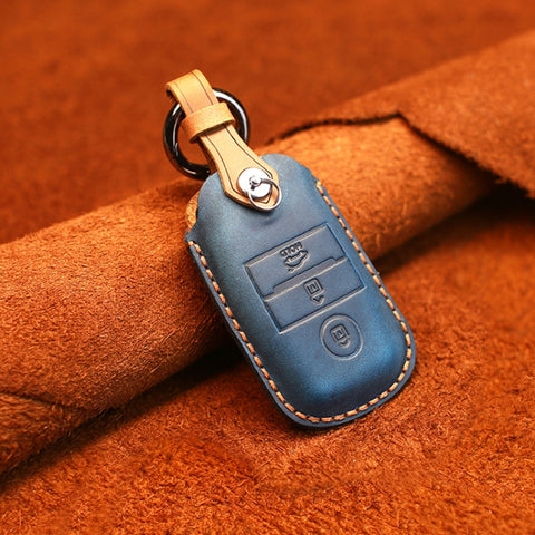 Pour Kia Old Style Car Custodia protettiva per chiave en pelle di vacchetta, Pour Kia, Pour Kia Old Style