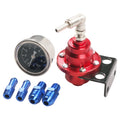 Adjustable Fuel Pressure Regulator with Gauge for Cars