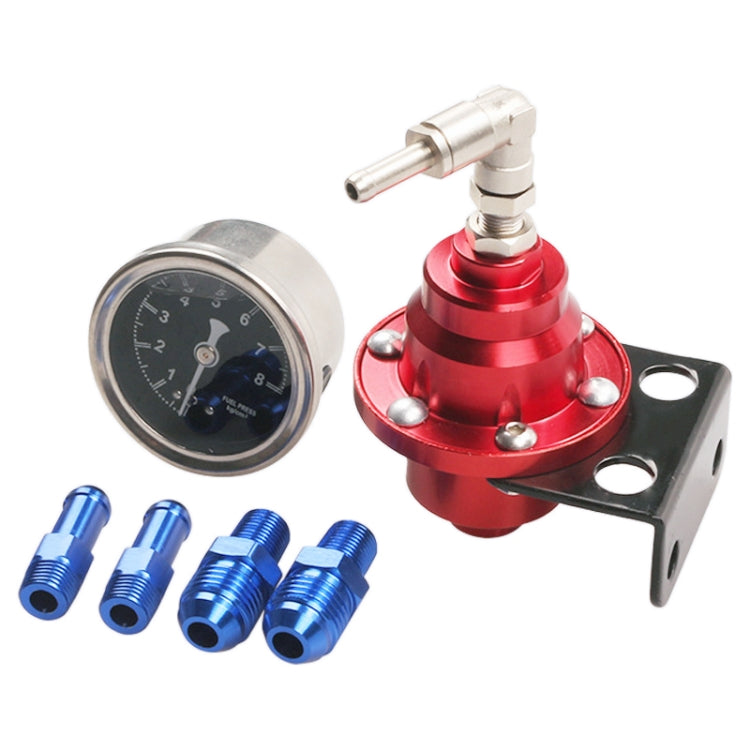 Adjustable Fuel Pressure Regulator with Gauge for Cars