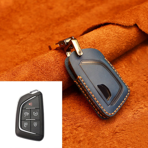 Pour Cadillac nouveau Style voiture garde protection par chiave en peau di vacchetta, pour Cadillac