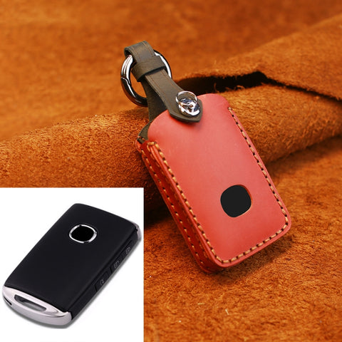 Housse de protection pour clé en peau de vache pour voiture Mazda New Style, pour Mazda New Style