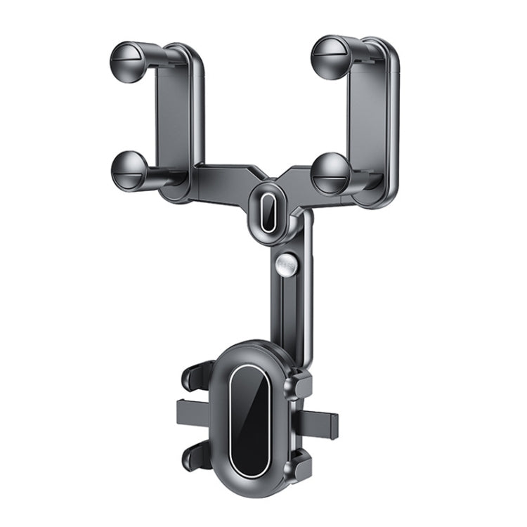 Staffa di navigazione per auto per specchietto retrovisore a scatto, Snap-on Rearview Mirror Phone Holder