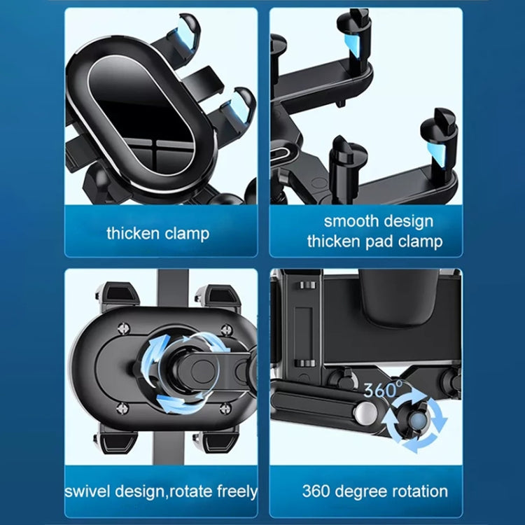 Staffa di navigazione per auto per specchietto retrovisore a scatto, Snap-on Rearview Mirror Phone Holder