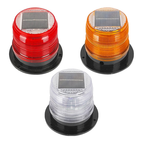 Spia di ricarica solare per auto, Round Red, Round White, Round Yellow