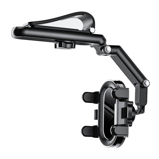 Supporto per cellulare con visiera parasole per sedile posteriore auto