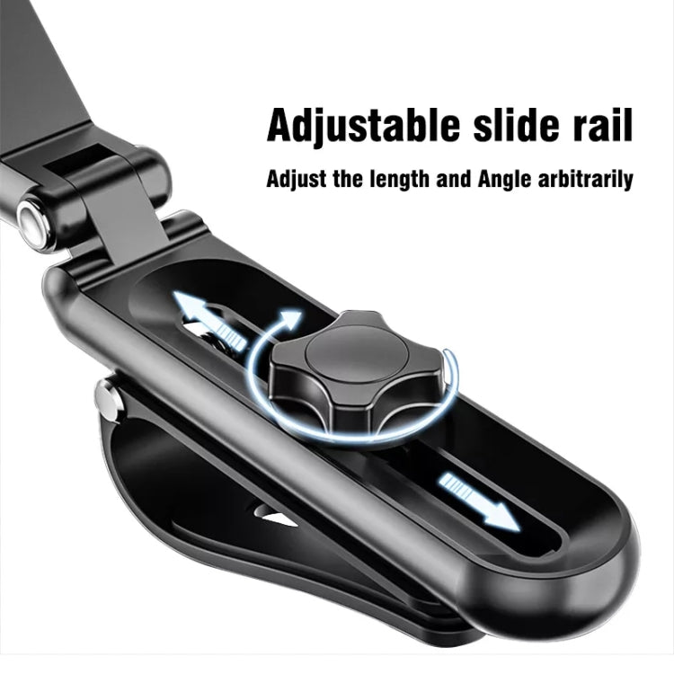 Supporto per cellulare con visiera parasole per sedile posteriore auto