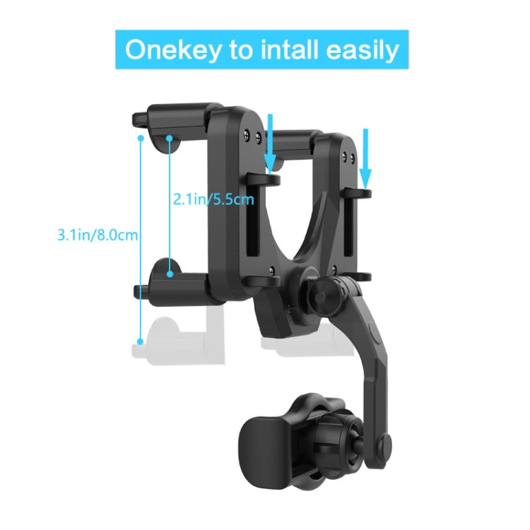 Supporto per telefono di navigazione per specchietto retrovisore auto