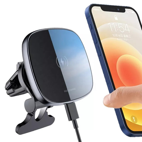 Supporto per caricabatterie wireless per telefono cellulare con caricabatterie wireless magnetico per auto da 15 W, Magnetic Wireless Charger