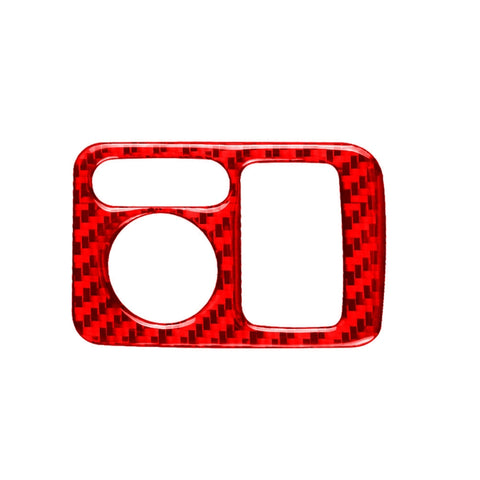 Pour Honda CRV 2007-2011 Autocollant décoratif pour interrupteur de réglage de rétroviseur en fibre de carbone pour voiture, guide de direction, interrupteur de réglage du rétroviseur, conduite à droite
