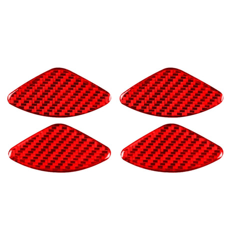 Ensemble de 4 pièces pour Honda CRV 2007-2011 Patch décoratif adhésif pour porte intérieure de voiture en fibre de carbone, guide sinistre et universel, patch de cuvette de porte intérieure de voiture