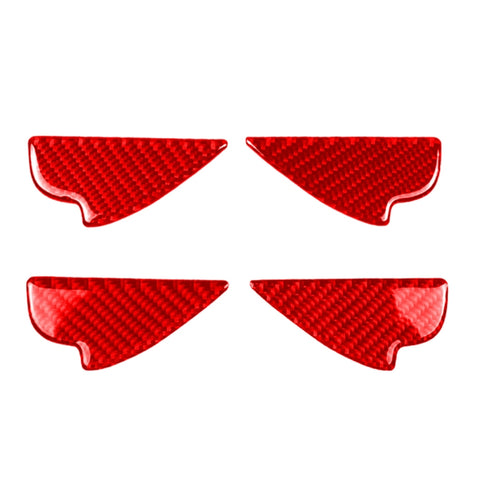 Adhésif décoratif pour la porte intérieure de la porte intérieure en fibre de carbone pour Mazda CX-5 2013-2018, guide vers l'avant et vers l'avant, cuvette de porte intérieure