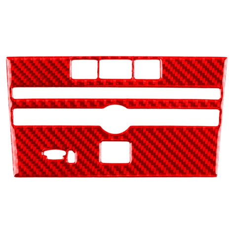 Adhésif décoratif pour panneau de console CD style B en fibre de carbone pour voiture pour Infiniti Q50 2014-2020, guide vers l'avant, panneau de console CD de style B, conduite à gauche