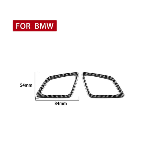 Adhésif décoratif pour support d'air sur le gâteau de la voiture pour BMW F52 Serie 1 Berline 2017-2019, guide vers l'avant, sortie d'air du tableau de bord