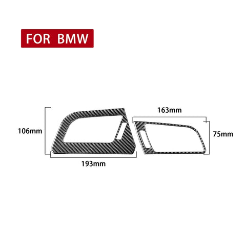 Adhésif décoratif pour sortie d'air conditionné de voiture pour BMW F52 Serie 1 Berline 2017-2019, guide vers l'avant, sortie d'air conditionné