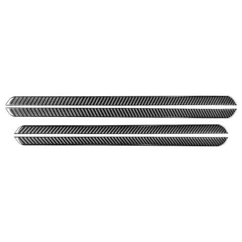 Adhésif décoratif pour le sol en fibre de carbone pour voiture pour Ford Explorer 2016-2019, guide vers la sinistre, seuil