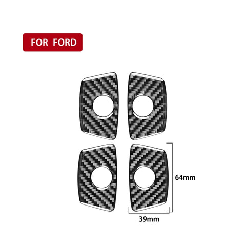 Adesivo Decorativo in Fibra di Carbonio per Porta Ford Explorer