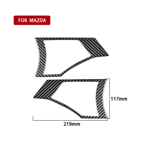 Adhésif décoratif pour corniche haute porte antérieure de voiture pour Mazda 3 Axela 2020, guide vers l'avant et l'avant, cadre de haut-parleur de porte avant