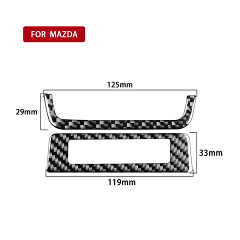 Adhésif décoratif pour pare-chocs en fibre de carbone pour voiture pour Mazda 3 Axela 2020, guide à sinistre, cadre de phare, conduite à gauche