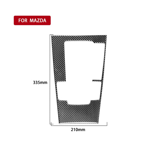 Adhésif décoratif pour panneau de commande centrale de l'auto en fibre de carbone pour Mazda 3 Axela 2020, guide de direction, panneau de commande centrale, conduite à droite