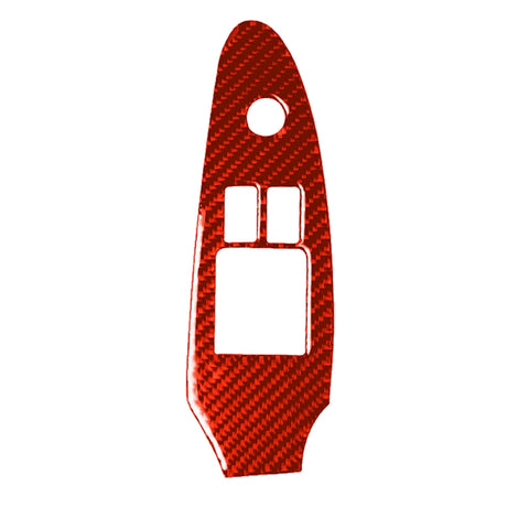 Adhésif décoratif pour le contrôle de la porte latérale ascendante, guide principal en fibre de carbone pour voiture pour Nissan 370Z / Z34 2009-, guide du sinistre à la configuration basse, commande de levage côté conduite principale, conduite à gauche