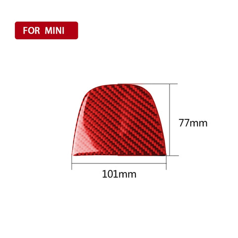 Adhésif décoratif pour panneau lumineux de lecture en fibre de carbone pour voiture pour BMW Mini F55 F56 F60, guide pour destra ea sinistra universale, panneau de lumière de lecture