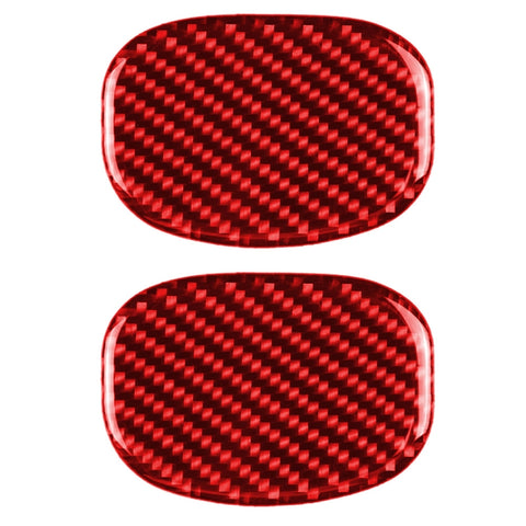 Adhésif décoratif pour les mains postérieures du siège en fibre de carbone pour voiture pour BMW Mini One Cooper F55 F56, guide à destra ea sinistra universel, poignée de dossier de siège