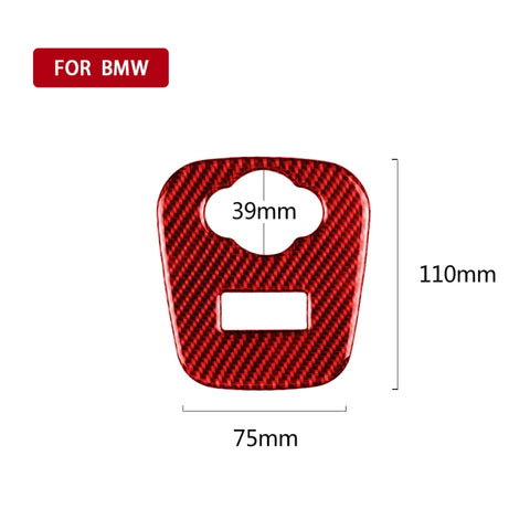 Adesivo decorativo per copertura accendisigari in fibra di carbonio per auto per BMW Mini Cooper F56 F55 F57, guida a destra ea sinistra universale, Cigarette Lighter Cover