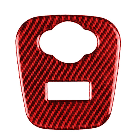 Adesivo decorativo per copertura accendisigari in fibra di carbonio per auto per BMW Mini Cooper F56 F55 F57, guida a destra ea sinistra universale, Cigarette Lighter Cover