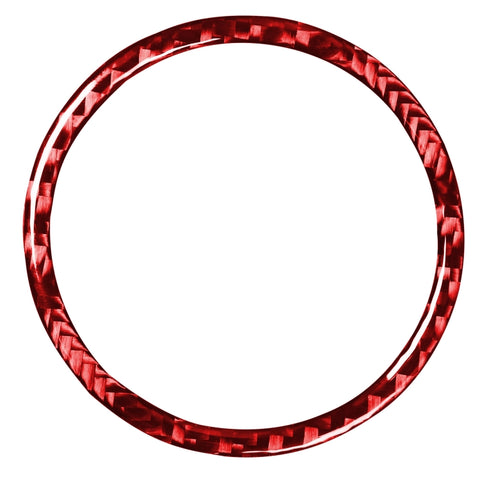 Adesivo Decorativo Anello Cronometro in Fibra di Carbonio per Porsche