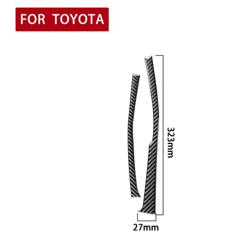 Adhésif décoratif en fibre de carbone pour voiture, pour Toyota Corolla / Levin 2014-2018, guide vers l'avant, côté de l'engrenage, conduite à droite