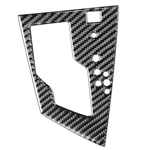 Adhésif décoratif pour panneaux intégrés en fibre de carbone pour voiture pour Toyota Corolla / Levin 2014-2018, guide de route, panneau d'engrenage, conduite à droite (rouge), panneau d'engrenage, conduite à droite (fibre de carbone noir)